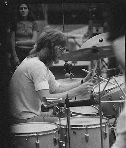 Mike Hough drummer Flash 1970s